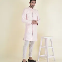 HOUSE OF DEYANN Embroidered Sherwani image 1