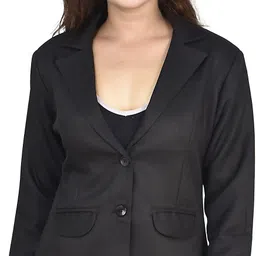 trendarc Women Solid Single Breasted Casual Blazer-picture-12