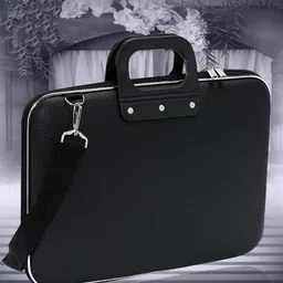 da tasche Men Black Messenger Bag - Regular Size image 1