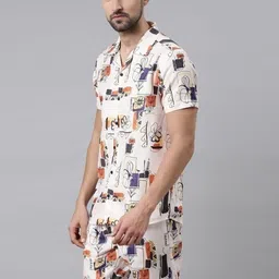 bushirt Shirt Regular Shorts Co-ords Set image 3