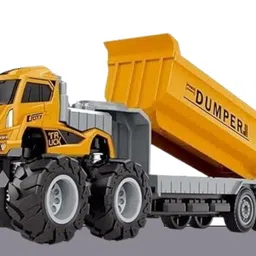 zuuluzrs Die-Cast Construction Dumper Truck toys with Friction Powered Toy-picture-26