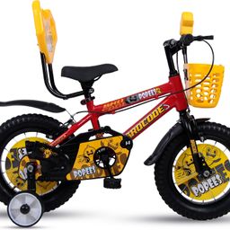 oxygen Kids Cycles Popees for Boys and Girls | Age Group 2-5 Years SEMI-Assembled 14 T (inch) BMX Cycle-picture-0