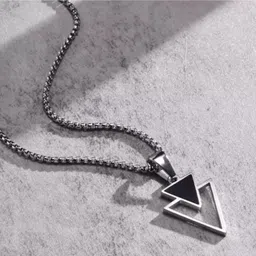 teeragaj Silver, Sterling Silver Silver, Stainless Steel, Sterling Silver, Stone, Titanium, Zinc Pendant Set image 3