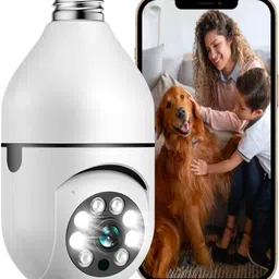Primate Smart Home Security Bulb Shape 360° Camera 1080p Wireless PTZ CCTV Security Camera-image-69