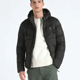 flying machine Men Solid Puffer Jacket-picture-22