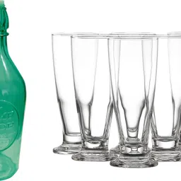 mriyangni BOTTLE, 6GLASS NDR54 Jug Bottle Glass Set-picture-32