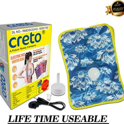 creto (Full Body Pain Reliever Rechargeable 100% Leak Proof Gel) Electric 1 L Hot Water Bag-picture-12