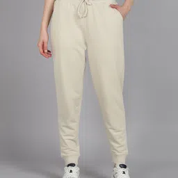 Women Solid Beige Track Pants-image-68