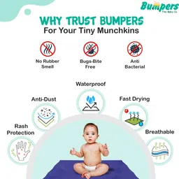 bumpers Waterproof Baby Dry Sheet, Small Size, Pack of 3 image 3