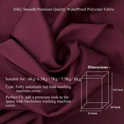 declooms Top Loading Washing Machine Cover image 2