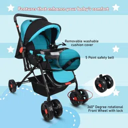 vyana sales baby pram Stroller,easy fold ,for new born baby kids,0-3 years. Pram image 3