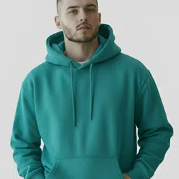 why not Men Full Sleeve Solid Hooded Sweatshirt-picture-14