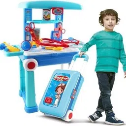 bsn Doctor Play Set Trolley Kit for Kids – Portable Medical Role Play Toy Set-picture-24