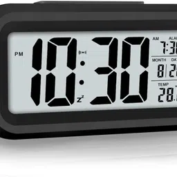 jyoresha Digital Black Clock image 1