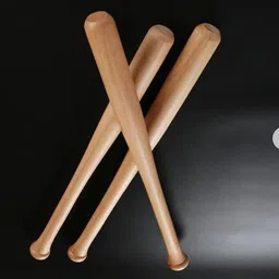 RJMEERUT (Heavy Duty)Natural Wood Baseball Bat unisex baseball {latest-brown..} Willow BaseballBat For 15+ Yrs-image-22