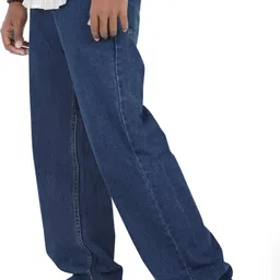 houseofcommon Men Boot-Leg Mid Rise Blue Jeans image 4