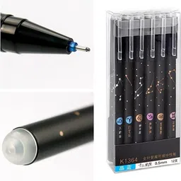 breepree Space Theme Erasable, With Eraser 0.5Mm Fine Point Office Home School Gel Pen-picture-14