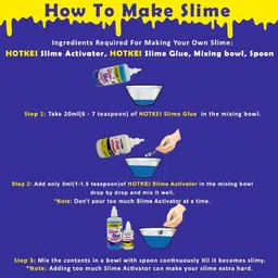 hotkei (Makes 15+ Slimes)DIY Slime Activator Glue Gel Kit Set Toy for Boys Girls Kids image 3