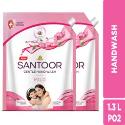 santoor Mild Gentle with Goodness of Lotus & Tulsi Hand Wash-picture-22