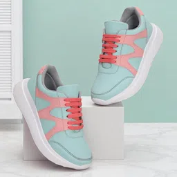 headlook Stylish Green Running Sneakers & Comfortable Walking shoe (S5501) Sneakers For Women image 3