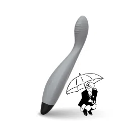 Peppy G-Digger Full Body Electric Massager | Flexible Neck | Ergonomic Handle | Waterproof & Rechargeable | 10 Speeds Modes | Body Safe Silicone | Vibrator for girls | 101 days Warranty (Grey)-image-75