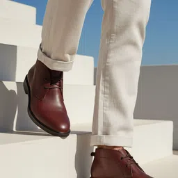 carlton london Formal Lace-Up Ankle Boot for Men Lace Up For Men image 2