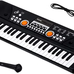 kid kraze 49-Keys Musical Piano with Mic for Kids Analog Portable Keyboard for Kids_A200 image 1