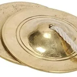 fateh Hand Cymbal Manjira Manjeera Tradition instrument FM26 Clash Cymbal image 2