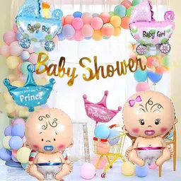 groovy dudz Solid Baby Shower Combo Decorations Set Balloon-picture-37