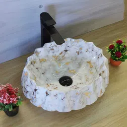 nekstone DESIGNER TABLE TOP COUNTER TOP WASH BASIN 16x16x5.5( GLOSSY FINISH) LIZZA 608 Table Top Basin-picture-20