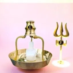 huzur ji TRIPAI SET WITH SHIVLING AND TRISHUL Brass-picture-14