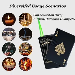 crokroz Refillable Windproof Ikka Lighter Jet Green Flame Latest For Men And Women Pocket Lighter image 3