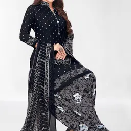 thira Unstitched Crepe Salwar Suit Material Printed-picture-33