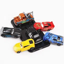 vihu FK_Mini Metal Die Cast Car Set of 6 Toy Vehicle Free Wheel Play Set image 3