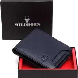 wildhorn Men Casual Blue Genuine Leather RFIDWallet - Regular Size-picture-26