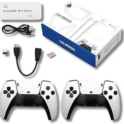 TECNOLOGIA Wireless Video Games for Tv Gaming Retro Gaming Console with Game Stick 64 GB with Plug & Play, Portable 8 Bit Game Box, 4K HDMI Output 40 Emulator, Tv Video Game-image-48