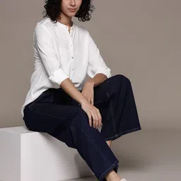roadster Women Regular Fit Solid Casual Shirt-picture-21