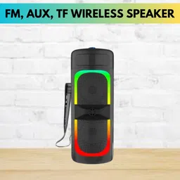 YAROH London (WIRELESS BLUETOOTH TOWER SPEAKER) HD Sound Quality With wired MicQ7 40 W Bluetooth Tower Speaker-picture-40