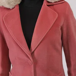plagg Tweed Solid Coat For Women image 5