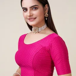 priyanka textiles Round Neck Women Blouse image 4