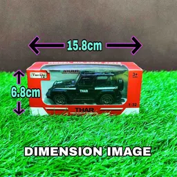 suvoria Metal Pull-Back Thar 1 32 size image 4
