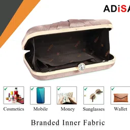 adisa Party Brown Clutch image 4