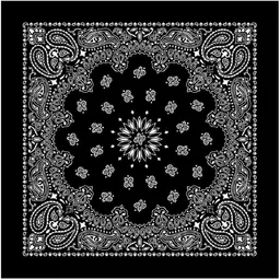 Bismaadh 100% Cotton ["Black"] Handkerchief-image-14