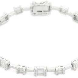 metalm Sterling Silver Rhodium Bracelet image 2