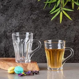 homoryx Pack of 6 Glass SMALL TEA CUP DELI 150ML image 4