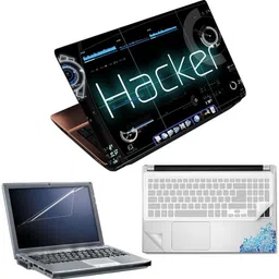 FineArts Hacker Wallpaper 4 in 1 Laptop Skin Pack with Screen Guard, Key Protector and Palmrest Skin Combo Set-picture-13