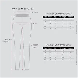 lilslim Tailored Cut & Slim Fit| Stretchable Nylon Elasthane Fabric| Ankle Length Shimmer Leggings for Women’s image 5