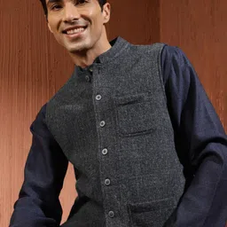 Fabindia Woollen Nehru Jacket image 2