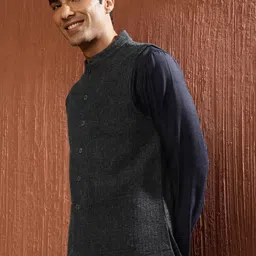 Fabindia Woollen Nehru Jacket image 3