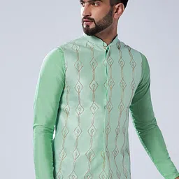 KISAH Embroidered Nehru Jacket image 3
